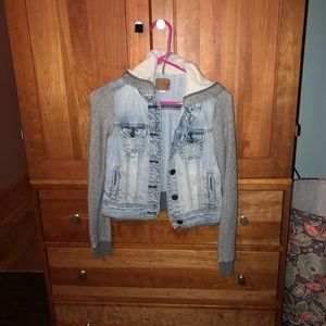 American Eagle Denim Sweatshirt